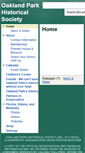 Mobile Screenshot of oaklandparkhistory.org